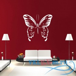 Декоративная наклейка Полосатая бабочка