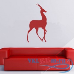 Декоративная наклейка Силуэт антилопы