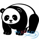 Декоративная наклейка Большая панда