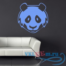 Декоративная наклейка Художественная панда