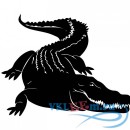 Декоративная наклейка Болотный крокодил