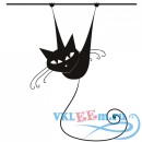 Декоративная наклейка Сиамский кот на ветке