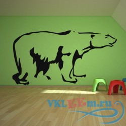 Декоративная наклейка Арктический Медведь