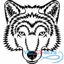 Декоративная наклейка Полярный волк