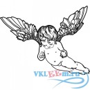 Декоративная наклейка Летающий ангел