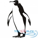 Декоративная наклейка Стоящий пингвин