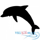 Декоративная наклейка  Морской дельфин