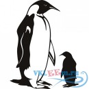 Декоративная наклейка Пингвин и Пингвиненок