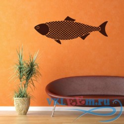 Декоративная наклейка Рыбка в горошек