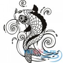 Декоративная наклейка Рыбка в море