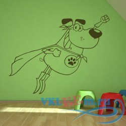 Декоративная наклейка Супер Пёс мультфильм